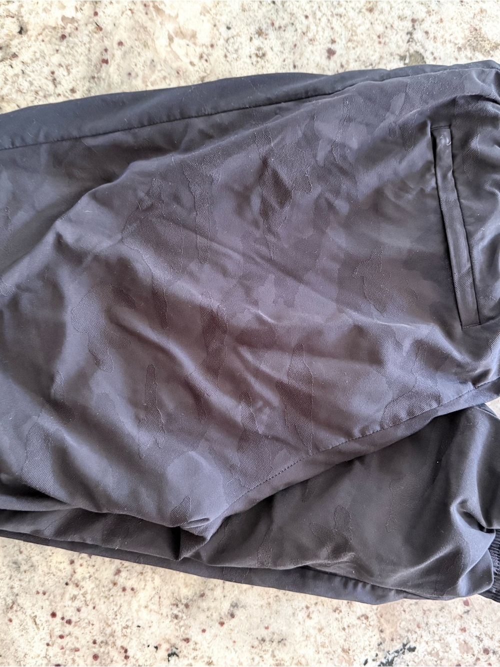 Athleta Black Textured Lined Jogger Size 6